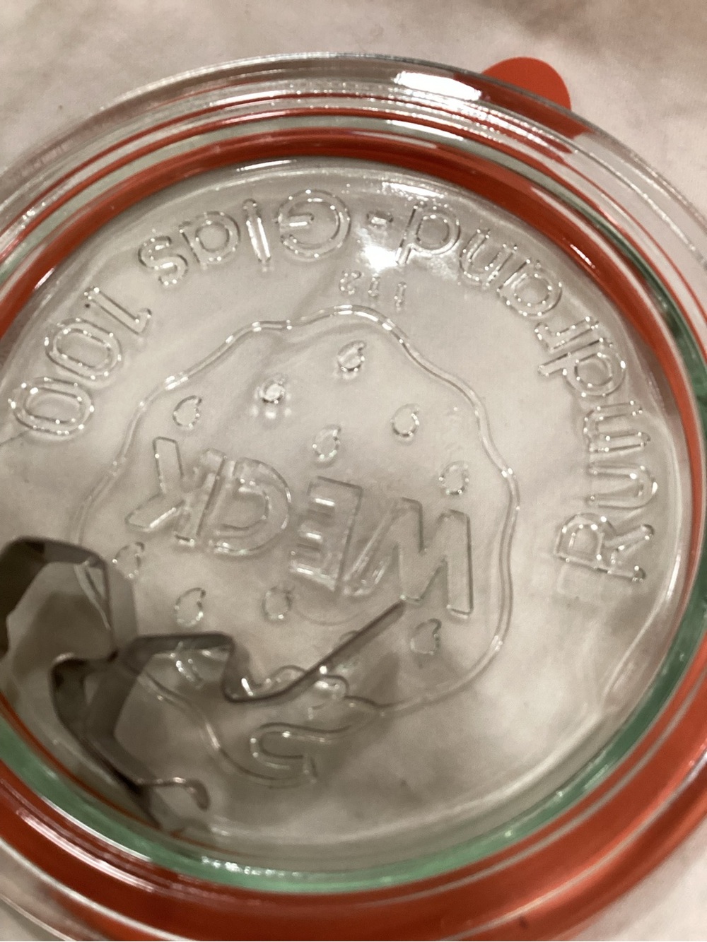 Weck Glass Jar Lid - Rundrand-Glas 100 REPLACEMENT LIDS
